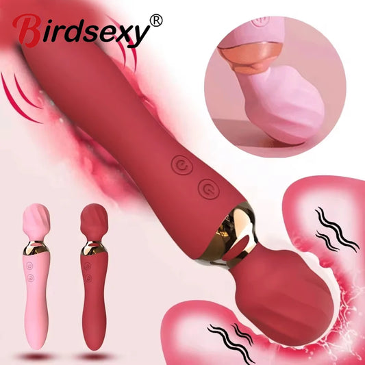 Powerful Vibrator Dildos Wand for Women 10 Modes Clitoris Stimulator G Spot Vagina Massager Female MasturbatorSex Toys Adults 18