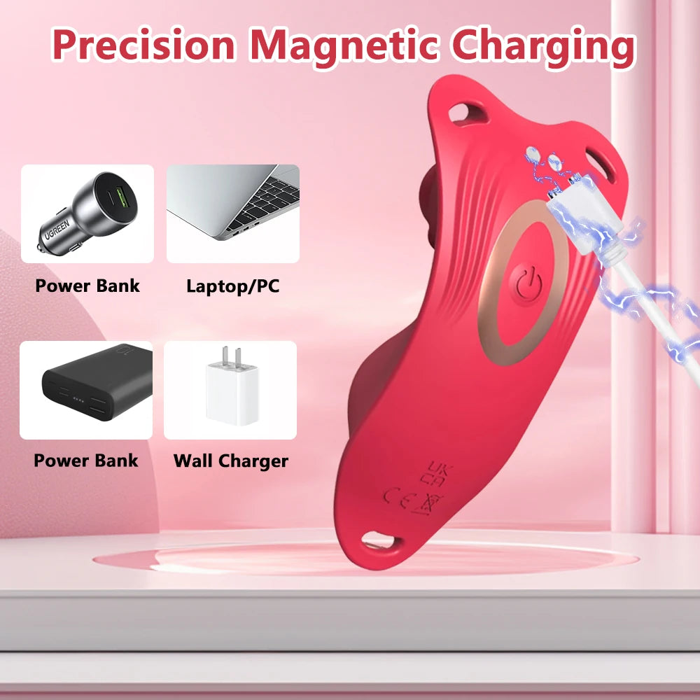 Wearable Panty Rose Vibrator Clitoral Stimulator G Spot Butterfly Vibrating Adult Mastrubator Sex Toys Games for Women Couples