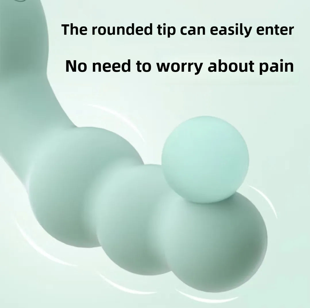 Gay Gay Masturbator G Spot Rod SM Handheld Ring Backyard Anal Plug Pull Bead Massager