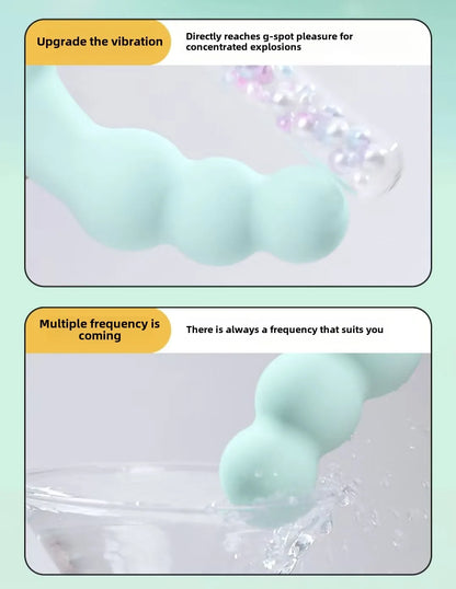 Gay Gay Masturbator G Spot Rod SM Handheld Ring Backyard Anal Plug Pull Bead Massager