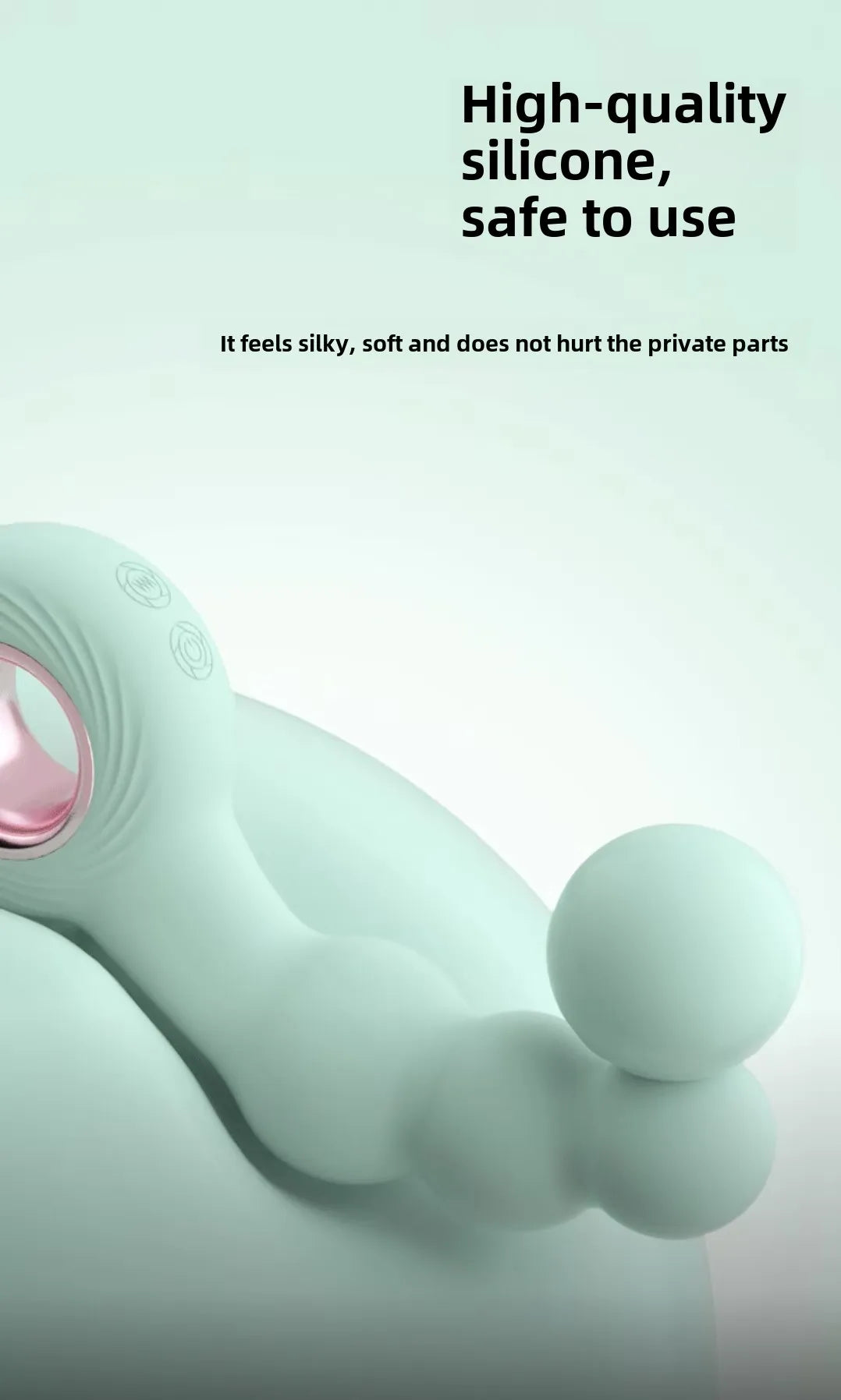 Gay Gay Masturbator G Spot Rod SM Handheld Ring Backyard Anal Plug Pull Bead Massager