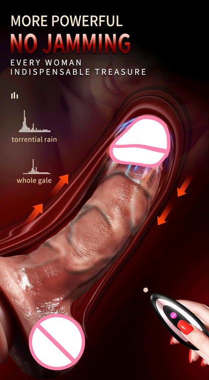 Realistic Vibration Dildo Telescopic Penis Anal Plug Vibration Female Suction Cup Masturbation Sexmachine Sex Toys For Women 18+