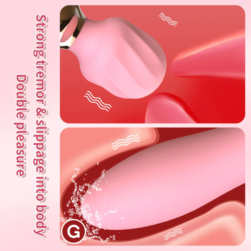 Powerful Vibrator Dildos Wand for Women 10 Modes Clitoris Stimulator G Spot Vagina Massager Female MasturbatorSex Toys Adults 18