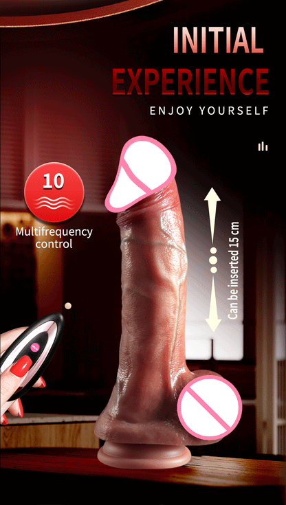 Realistic Vibration Dildo Telescopic Penis Anal Plug Vibration Female Suction Cup Masturbation Sexmachine Sex Toys For Women 18+
