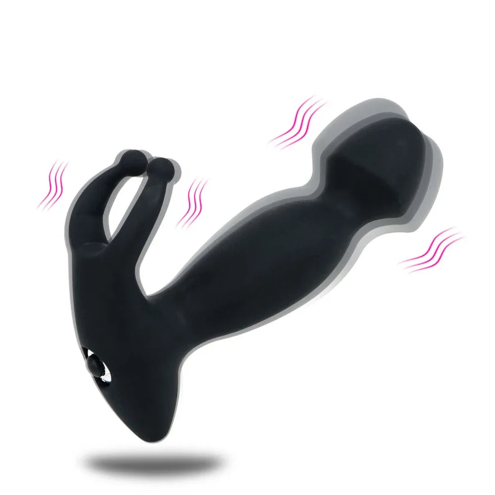 Wearable Vagina G-spot Stimulator Silicone Prostate Massager Masturbation Anal Dildo Vibrator Anal Butt Plug prostate massager