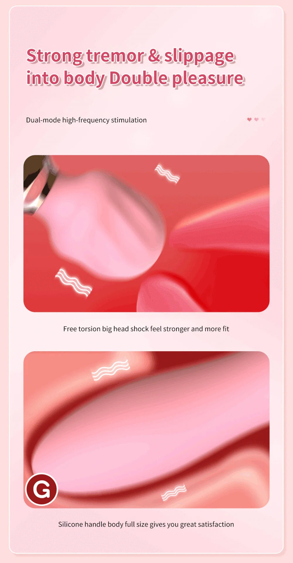 Powerful Vibrator Dildos Wand for Women 10 Modes Clitoris Stimulator G Spot Vagina Massager Female MasturbatorSex Toys Adults 18