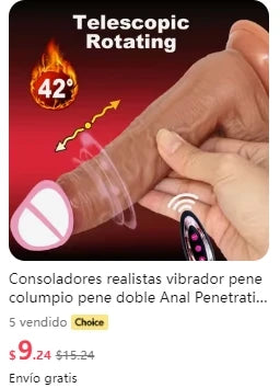 Realistic Vibration Dildo Telescopic Penis Anal Plug Vibration Female Suction Cup Masturbation Sexmachine Sex Toys For Women 18+