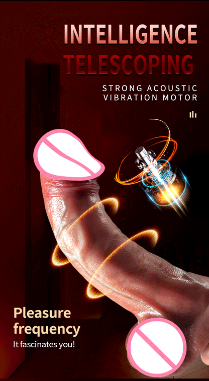 Realistic Vibration Dildo Telescopic Penis Anal Plug Vibration Female Suction Cup Masturbation Sexmachine Sex Toys For Women 18+