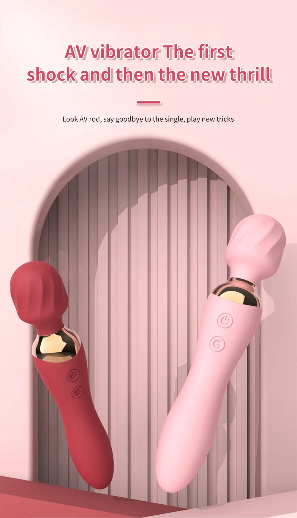 Powerful Vibrator Dildos Wand for Women 10 Modes Clitoris Stimulator G Spot Vagina Massager Female MasturbatorSex Toys Adults 18