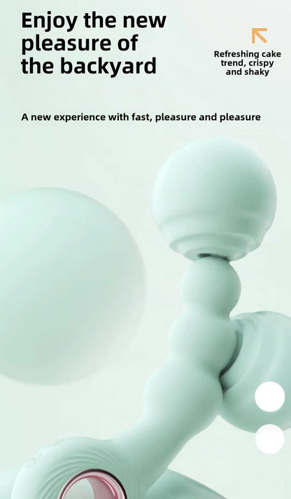 Gay Gay Masturbator G Spot Rod SM Handheld Ring Backyard Anal Plug Pull Bead Massager