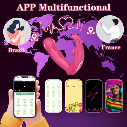 Penetration Vagina Vibrator Female Clitoris Stimulator Dildo Vibrator Sex Toy Wearable Panties Vibrator Adult Sex Toys for Women