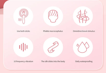 Powerful Vibrator Dildos Wand for Women 10 Modes Clitoris Stimulator G Spot Vagina Massager Female MasturbatorSex Toys Adults 18