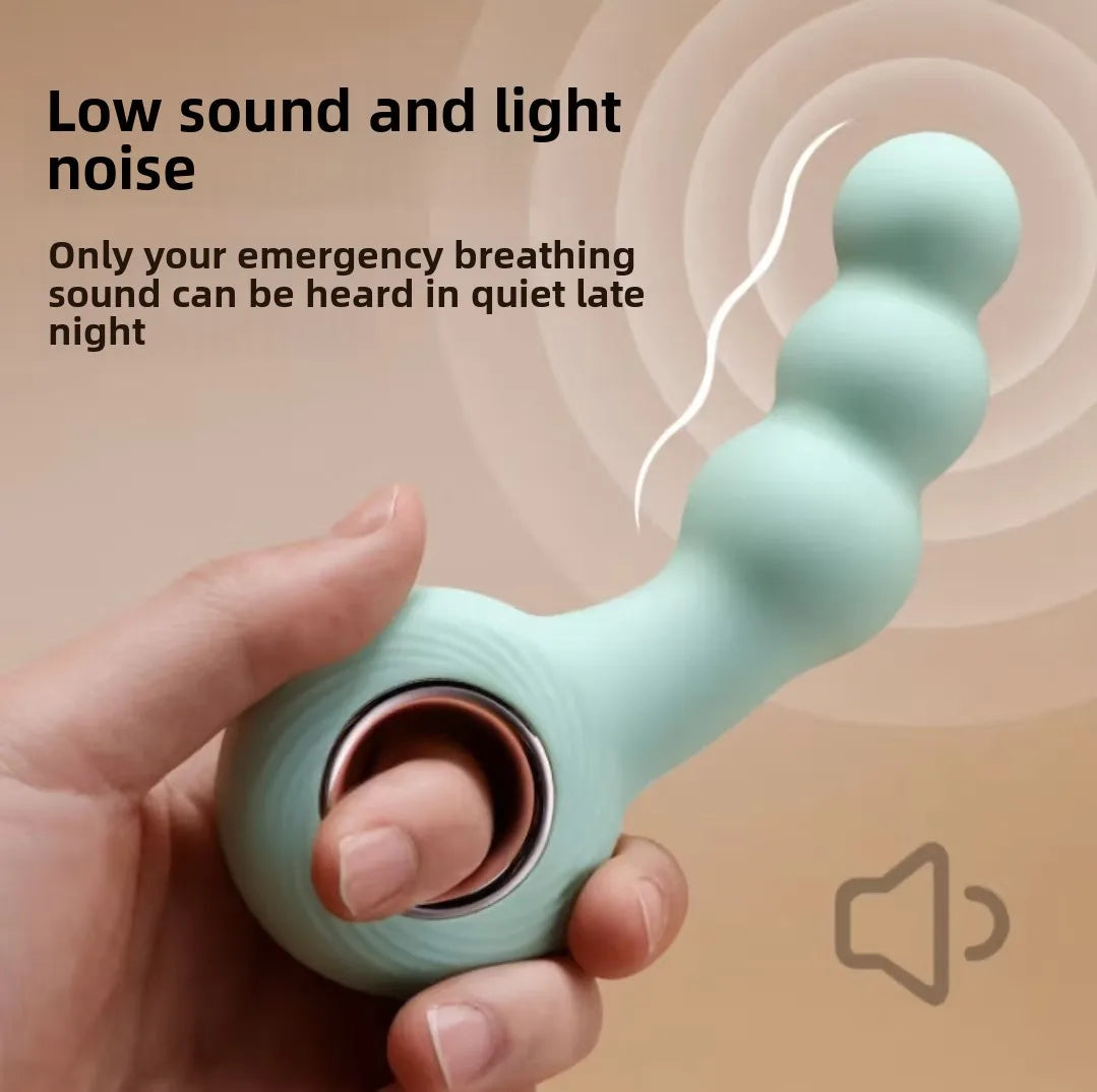 Gay Gay Masturbator G Spot Rod SM Handheld Ring Backyard Anal Plug Pull Bead Massager