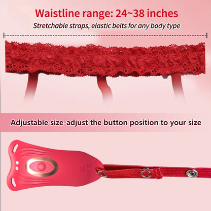 Wearable Panty Rose Vibrator Clitoral Stimulator G Spot Butterfly Vibrating Adult Mastrubator Sex Toys Games for Women Couples